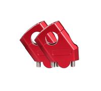 WEFOLCC Accessori Moto per Y&amaha FZ6 S2 FAZER 600 FZ 6 FAZER600 Supporto per Morsetto per Barra Rialzata per Manubrio Riser Manubrio(Rosso)