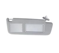 WEFOLCC Aletta Parasole Interni Visiera Parasole per Toyota per Land Cruiser J12 2002-2009 per Prado LC120 2003-2009 Lato Conducente E Passeggero con Lampada Visiera Parasole(Grey Right)