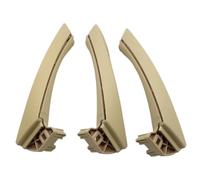 WEFOLCC Beige Nero Grigio Set di maniglie interne per porte di ricambio per Serie 3 E90 E91 E92 316 318 320 325 328i 2004-2012 LHD RHD (LHD SET Beige)