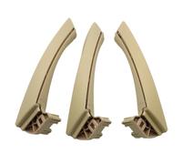 WEFOLCC Beige Nero Grigio Set di maniglie interne per porte di ricambio per Serie 3 E90 E91 E92 316 318 320 325 328i 2004-2012 LHD RHD (RHD SET Beige)