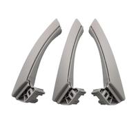 WEFOLCC Beige Nero Grigio Set di maniglie interne per porte di ricambio per Serie 3 E90 E91 E92 316 318 320 325 328i 2004-2012 LHD RHD (LHD SET Gray)
