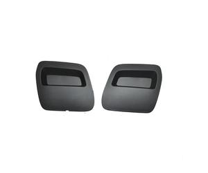 WEFOLCC Copertura per Gancio di Traino Paraurti Anteriore per Dacia per Duster 2018 2019 2020 2021 620721430R 620724861R 511802392R 511809831R Set da 2 Pezzi Copertura Gancio Traino(Black)
