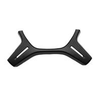 WEFOLCC Copertura Superiore Cromata Volante Dell'auto Finitura Inferiore per Mercedes per Benz C E ML GL GLS Classe G W204 W212 W166 W463 Rifiniture Interne Auto(Lower Black)