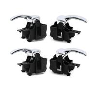 WEFOLCC Copri maniglia pomello serratura portiera anteriore posteriore sinistra destra auto per Nissan per Navara D40 per Pathfinder R51 2004-2014 (1 Set 4pcs)