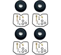 WEFOLCC Kit Riparazione Carburatore Ago Galleggiante Guarnizione Vite Aria Diaframma Vuoto per Suzuki GSF600S Bandit 1996-2003 Accessori Moto(A)