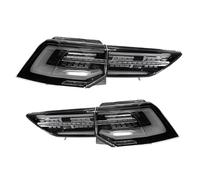 WEFOLCC Per Golf 8 MK8 2021 2022 2023 2024 Luci Posteriori A LED Per Auto Gruppo Ottico Posteriore Aggiorna Configura Stile Accessori (Black one set)