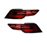 WEFOLCC Per Golf 8 MK8 2021 2022 2023 2024 Luci Posteriori A LED Per Auto Gruppo Ottico Posteriore Aggiorna Configura Stile Accessori (Red one set)