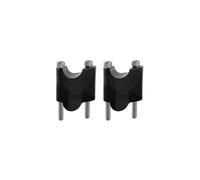 WEFOLCC per Harley per Sportster XL1200X XL1200XS 48 2010-2022 Bar Mount Incrementare Blocco Kit di Estensione Manubrio Riser Riser Manubrio(Nero)