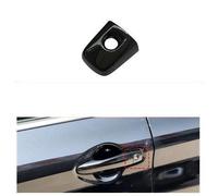 WEFOLCC Per N&issan per Qashqai 2016-2021 Maniglia Esterna Porta Anteriore Sinistra Copertura Cilindro Serratura Foro Serratura Tappo Piccolo Maniglia dello Sportello Esterna(Black)