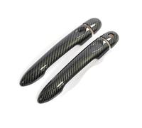WEFOLCC Per R&enault per Megane 3 MK3 III 2008-2016 Copri Maniglia Portiera Auto in Fibra di Carbonio Accessori per Lo Stile Maniglia dello Sportello Esterna(2Dr 1 Key No Button)