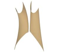 WEFOLCC Per Serie 3 4 F30 F35 2012 2013 2014 2015 2016 2017 2018 1 Paio Di Maniglie Interne Per Porte In Carbonio, Copri Maniglia Per Bracciolo (Black-2Pcs)