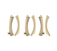 WEFOLCC Per Serie 3 E90 E91 E92 316 318 320 325 328i 2004-2012 LHD RHD Beige Nero Grigio Set Di Maniglie Interne Per Porte Di Ricambio (RHD Beige)