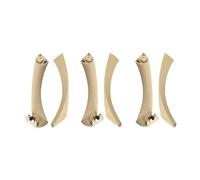 WEFOLCC Per Serie 3 E90 E91 E92 316 318 320 325 328i 2004-2012 LHD RHD Beige Nero Grigio Set Di Maniglie Interne Per Porte Di Ricambio (LHD Beige)