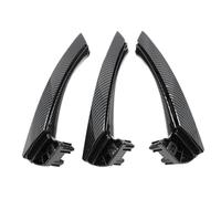 WEFOLCC Per Serie 3 E90 E91 E92 316 318 320 325 328i 2004-2012 LHD RHD Beige Nero Grigio Set Di Maniglie Interne Per Porte Di Ricambio (RHD SET Carbon Fiber)