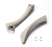 WEFOLCC Per Serie 3 E90 E91 E92 316 318 320 325 328i 2004-2012 Maniglia Per Portiera Passeggero Interna Auto Kit In Fibra Di Carbonio RHD LHD (Gray-Set-Right)