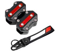 WEFOLCC per Suzuki per V-Strom 650 800DE 1000 250 1050 XT DL650 Paraurti Protettivo Motore Motociclistico Blocco Protezione Antiurto Protezioni Motore Motociclette(A Red)