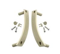 WEFOLCC Per VW Per Beetle 1998-2010 Kit Di Riparazione Della Copertura Della Maniglia Trazione Pannello Porta Interno Sinistro Destro 1C0867171A 1C0867172A (Beige 2PCS)