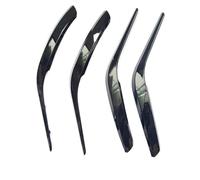 WEFOLCC Per X1 E84 2010-2016 LHD RHD Set di sostituzione della copertura della maniglia interna della portiera in fibra di carbonio (Pianoblack 4pcs set)