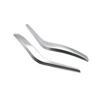 WEFOLCC Per X1 E84 2010-2016 Maniglia Interna Porta Sinistra Destra Bracciolo Pannello Di Rivestimento Esterno Sostituzione (Silver 2PCS Set)