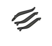 WEFOLCC Per X5 X6 F15 F16 2014-2018 3 Pezzi LHD Car Interior Door Inside Pull Handle Sets Replacement 51417292243 51417292244 (Black)