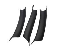 WEFOLCC Per X5 X6 F15 F16 2015-2018 2016 2017 3 Pezzi Set Car Interior Door Side Handle Armrest Pull Trim Cover Nero Accessori