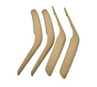 WEFOLCC Set maniglia interna per auto, pannello bracciolo porta interna rivestimento di trazione per X1 E84 2010-2016 51412991775 51412991776 (Beige-4pc)