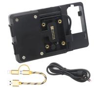 WEFOLCC Supporto Per Parabrezza Supporto Per Smartphone Supporto Per Navigazione Per Suzuki Per V-Strom 650 Per Vstrom 650 2008-2011 (Mobile phone holder)