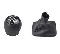 WEFOLEN Cuffia Freno A Mano Antiscivolo Per Auto Pomello Leva Cambio Cuffia Leva Cambio Impugnature Freno A Mano Per Opel Per Corsa B Per Tigra B Per Combo C(Knob and boot-A)