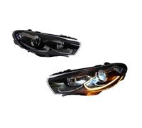 WEFOLEN Faro Dell'auto per VW per S&CIROCCO 2009 2010 2011 2012 2013 2014 2015 2016 Fari Auto Proiettori LED Fari Indicatori di Direzione Dinamici(1 Pair)