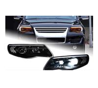 WEFOLEN Faro Dell'auto per VW per Touareg 2007 2008 2009 2010 Luci Auto Faro Anteriore A LED Lampada Frontale DRL Lente del Proiettore(1 Pair)