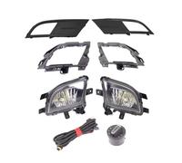 WEFOLEN Fendinebbia Auto Paraurti Anteriore Auto LED Fendinebbia Fendinebbia Griglia Di Copertura Interruttore Per VW Per Jetta 6 A6 MK6 2015 2016 2017 2018(Whole set)
