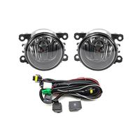 WEFOLEN Fendinebbia Auto Per Subaru Per Forester 2014-2016 Fendinebbia Faro Fendinebbia Copertura Griglia Lunetta Interruttore Fendinebbia Gruppo Con Lampadina(Fog Light 3pcs)