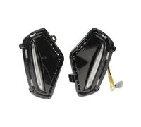 WEFOLEN Fendinebbia Auto Per Toyota RAV 4 RAV4 2019 2020 2021 2022 Auto DRL LED Blu Fendinebbia Con Fendinebbia Stile Indicatore Di Direzione Giallo(White and yellow)