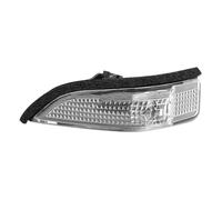 WEFOLEN Indicatore di direzione laterale dello specchietto retrovisore senza lampadina per Toyota Yaris 2011-2019, Nero, Gruppo Retrovisore Sinistro