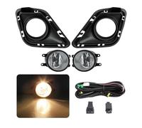 WEFOLEN Lampada Fendinebbia Copertura di Ricambio Fari Fendinebbia A LED Paraurti Anteriore E Fari Anteriori per Toyota per Ractis 2010 2011 2012 2013 2014(Yellow Light)