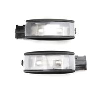 WEFOLEN Luce di Lettura per Cupola per Auto per VW per Golf 2006-2017 per P&assat 2006-2015 2Pcs Dome Lamp Reading Light Interior Makeup Lights 1KD947109A Black Ricambi Auto