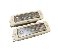 WEFOLEN Luce di Lettura per Cupola per Auto per VW per Golf per P&assat 1998-2005 per Maggiolino 1999-2010 Beige Lettura Mappa Posteriore Cupola Luce Soffitto 3B0947291 Ricambi Auto(2PCS)