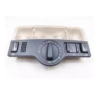 WEFOLEN Luce di Lettura per Cupola per Auto per VW per P&assat B5 per Golf 4 per T&Ouran 1998-2005 con Lucernario Plafoniera Luce di Lettura Interruttore di Montaggio Ricambi Auto(Black)