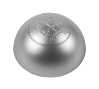 WEFOLEN Per Alfa Romeo Per Giulietta 2010+ Car Styling 5/6 Velocità Pomello Del Cambio Leva Bastone Emblema Distintivo Tappo Copertura(6 Speed Silver Cap)