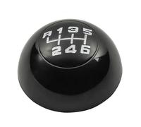 WEFOLEN Per Alfa Romeo Per Giulietta 2010+ Car Styling 5/6 Velocità Pomello Del Cambio Leva Bastone Emblema Distintivo Tappo Copertura(6 Speed Black Cap)