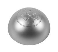 WEFOLEN Per Alfa Romeo Per Giulietta 2010+ Car Styling 5/6 Velocità Pomello Del Cambio Leva Bastone Emblema Distintivo Tappo Copertura(5 Speed Silver Cap)