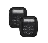 WEFOLEN Per Jeep Per Wrangler YJ TJ CJ Camion Rimorchio Furgone Barca 39 LED Luce Posteriore Dell'auto Luce Posteriore Luce Freno Luce Retromarcia Luce Targa(With Turn Light)