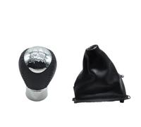 WEFOLEN Per Mazda 6 M6 2002 2003 2004 2005 2006 2007 Pomello Del Cambio Cromato Per Auto Leva Del Cambio Cuffia Copri Cuffia(Combo 5 Speed)