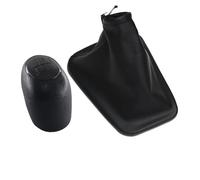 WEFOLEN Per Mercedes Per Benz Per Sprinter 2000 2001 2002 2003 2004 2005 Nero E Pelle Pomello Del Cambio Auto Cuffia Leva Copertura(Black set)