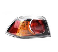 WEFOLEN Per Mitsubishi Per Lancer Sedan 2010-2015 Fanale Posteriore Auto Indicatore Di Direzione Spia Luce Freno Alloggiamento Fanale Posteriore Senza Fari(Black Outside Left)