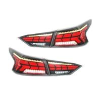 WEFOLEN Per Nissan Per Teana 2019-2021 Gruppo Luci Posteriori Auto Fanali Posteriori Posteriori Aggiornamento Luci Posteriori Lampeggianti Dinamiche A LED(Black)
