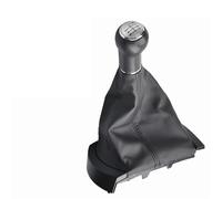 WEFOLEN Per Seat Per Ibiza 2002-2010 Manuale 5 6 Velocità Pomello Del Cambio Auto Leva Del Cambio HandBall Con Cuffia In Pelle Copri Cuffia(2 6 Speed)