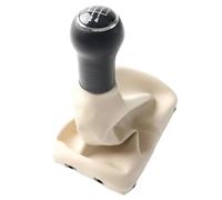 WEFOLEN Per VW Per Beetle 1998-2010 Manuale 5 Marce Nero Grigio Beige Pomello Del Cambio Auto Leva Cuffia Del Cambio Cuffia Copertura Custodia(Beige)
