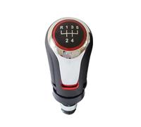 WEFOLEN Per VW Per Golf 5/6 MK5/6 Per Scirocco 2009 5 6 Velocità Manuale Auto Cuffia Cambio Pomello Leva Testa Pomello Cambio(Chrome-5 Speed)