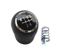 WEFOLEN Per VW Per Transporter T5 T5.1 T6 Gp 2003-2015 5/6 Velocità Pomello Del Cambio Leva Del Cambio In Pelle Cuffia Copri Cuffia(5 Speed Knob Black)